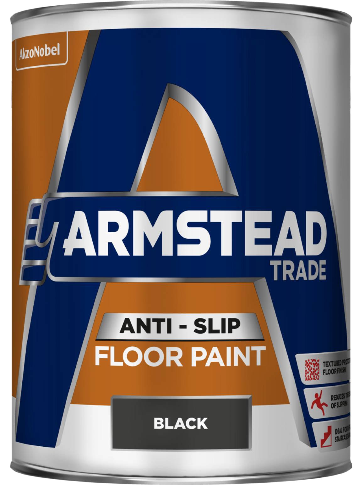 Armstead Trade Anti Slip Floor PaintBlack5 Litre from B&Q