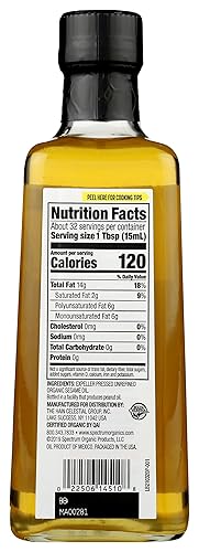 Miniatura 7 de Spectrum Naturals Oil Canola refinada orgánica 32 onzas