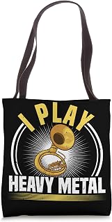 Sousaphone Player, Brass Musician Marching Band Sousaphonist Tote Bag