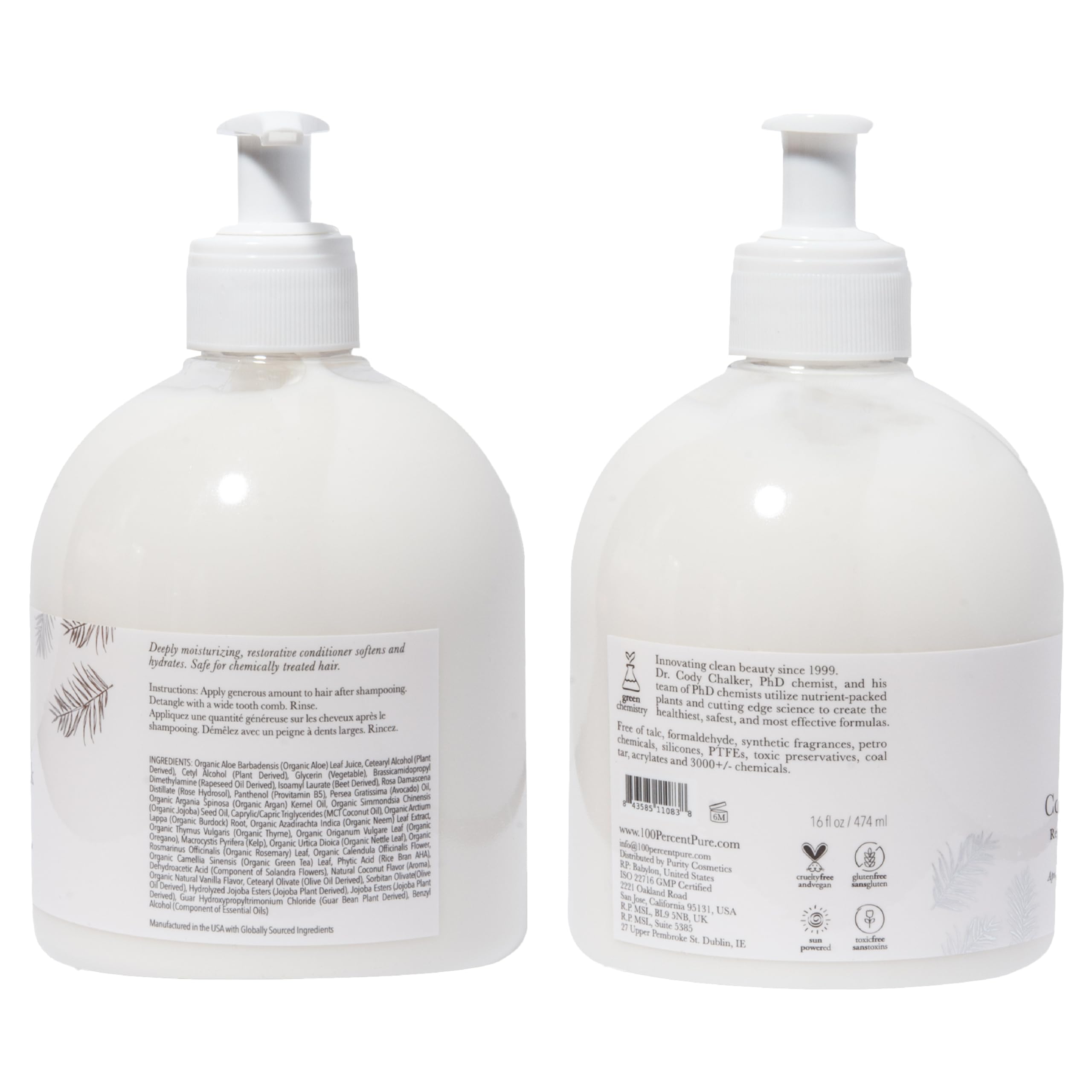 100% PURE Honey & Virgin Coconut Restorative Conditioner