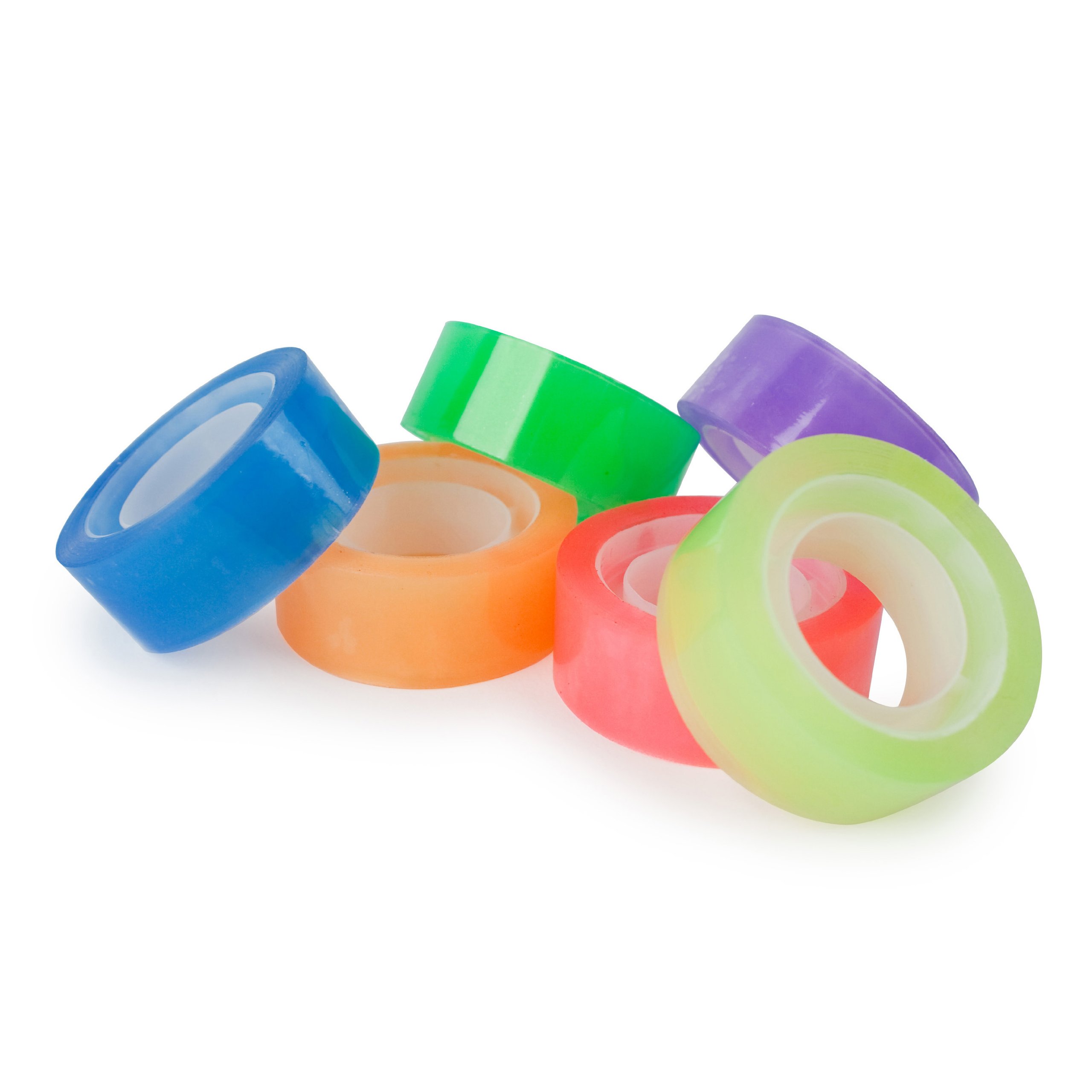 Amazon.com : Kikkerland Neon Invisible Tape, Set of 6 Rolls