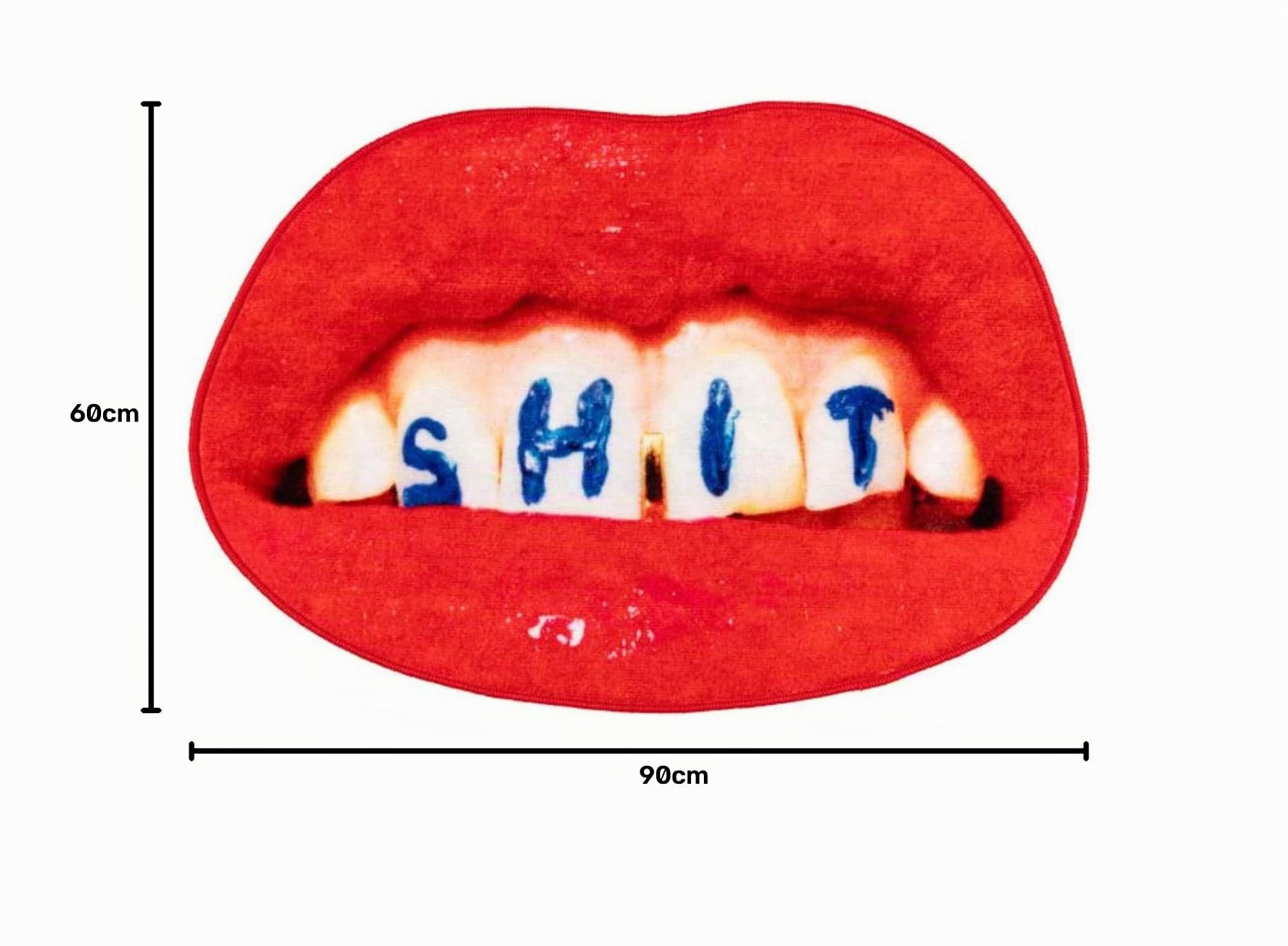 Seletti Bath Mat Toiletpaper Home cm 60 × 90 - Shit (Shaped)