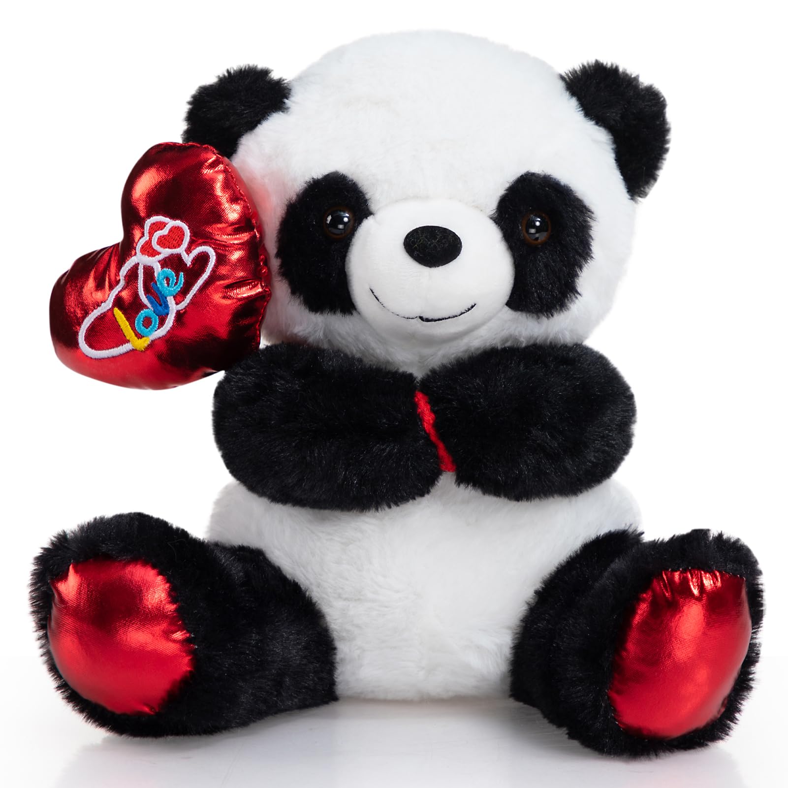 Amazon.com: HollyHOME Panda Stuffed Animal Valentines Panda Plush