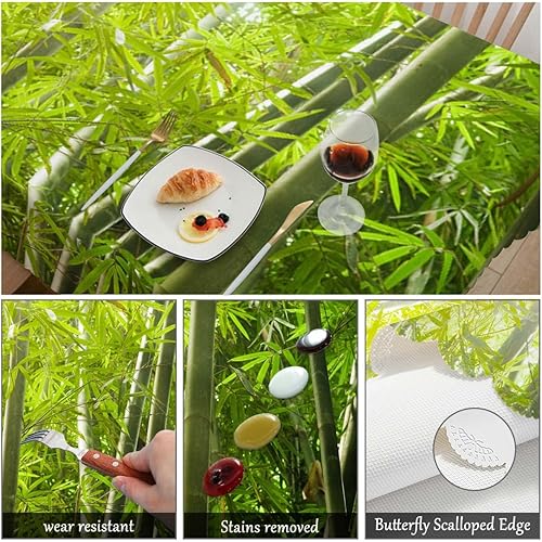 Miniatura 6 de Swono Mantel rectangular decorativo de poliéster con estrellas y galaxia, Cosmos azul cielo galaxia universo espacial para cocina, comedor,