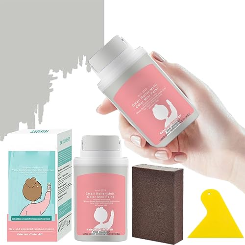 Cepillo de parcheo de pared con rodillo pequeño, kit de reparación de pared de spackle todo en uno, kit de reparación de pared en rollo, cepillo disponible en Yaxa Mexico