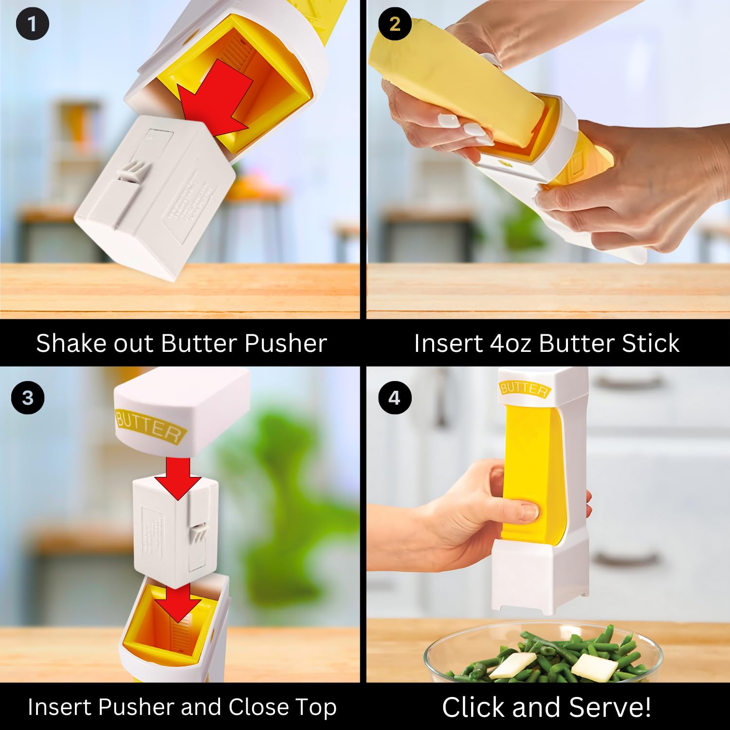 Cold Butter Cutter With Freshness Lid Dispenser ActSimpl Butter Slicer ...
