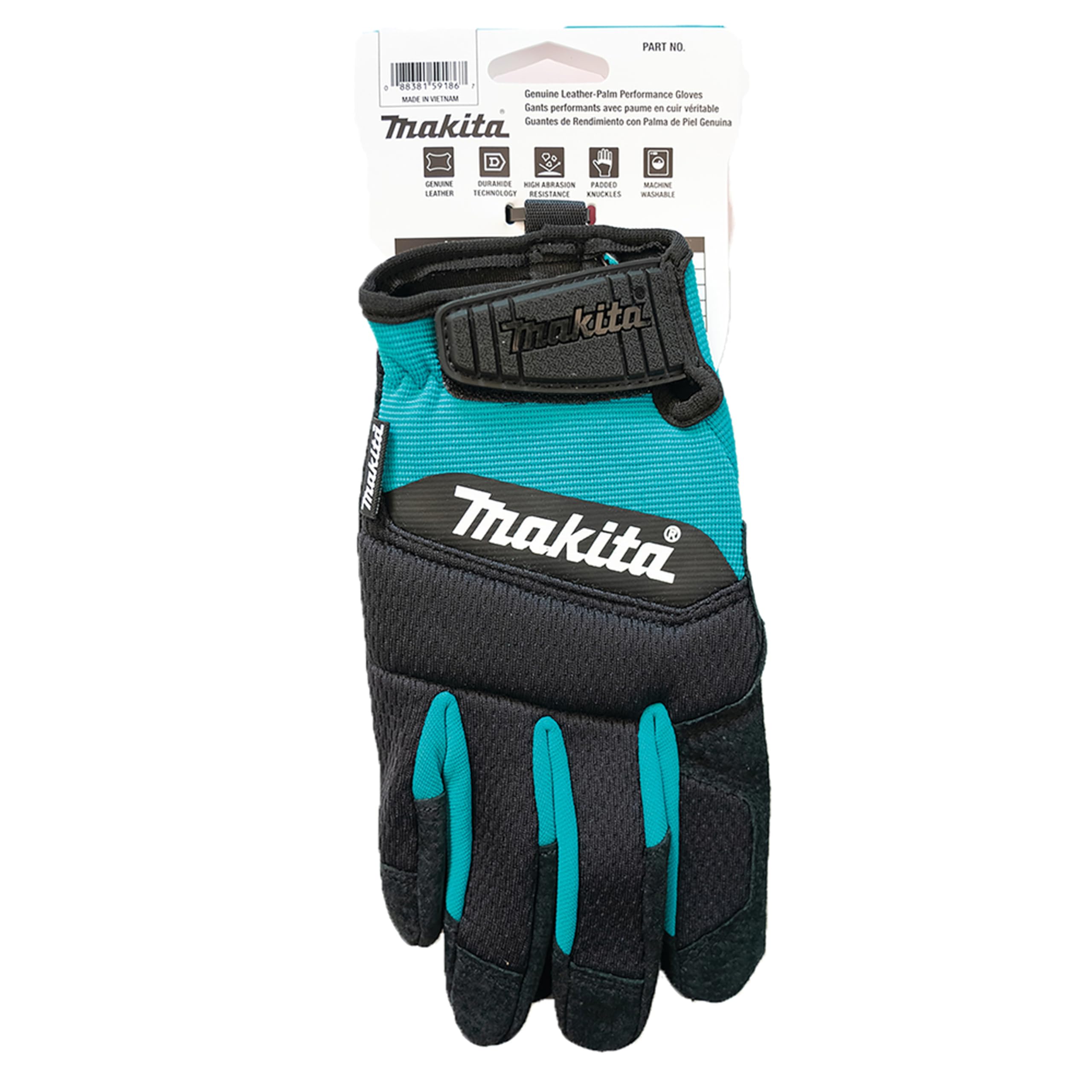 Makita P-84595 Palm Performance Gants Taille M