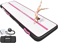 Vista 1 de VOFiTNY Colchoneta de gimnasia multiusos de 6.6/10/13/16/20 pies, resistente e inflable, para el hogar y el gimnasio