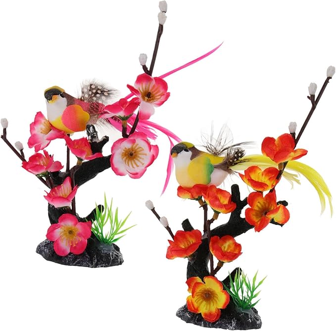Plato Decorativo Sushi 2 Piezas Flores Artificiales Acero Inoxidable miniatura 8