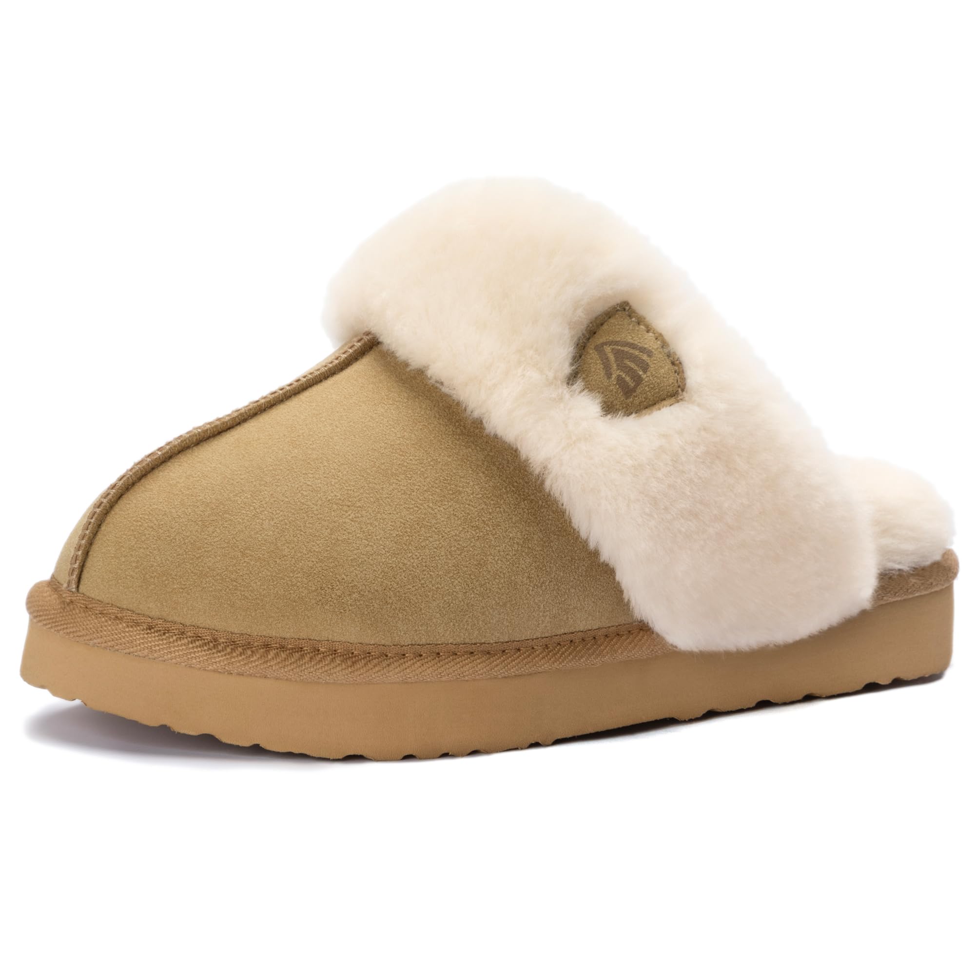 LazyStep Womens Fuzzy House Slippers Slip on Warm Indoor and Outdoor House Shoes
