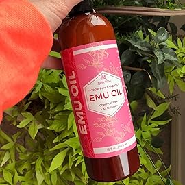 Leven Rose Emu Oil 100% Pure Natural Scar Minimizer Anti Aging Skin Moisturizer 16 oz