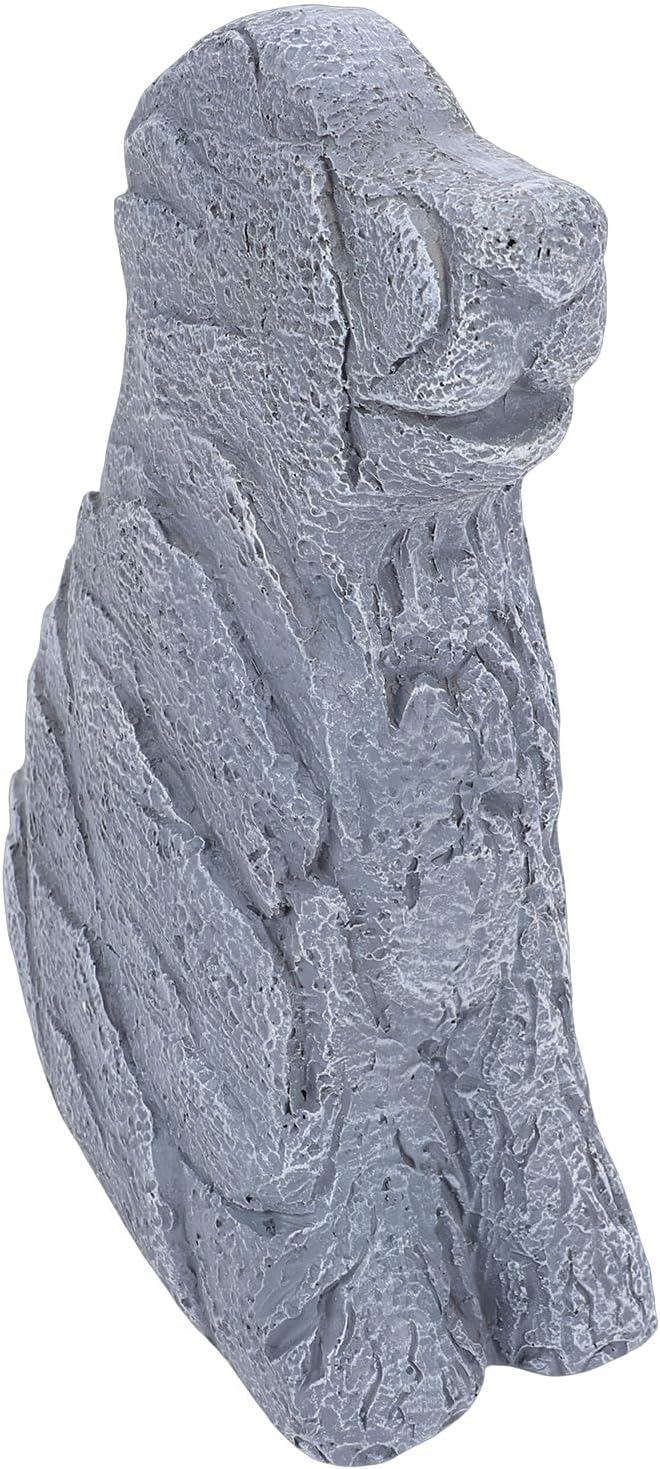 Zerodis Dog Memorial Stone Memorials Funerary Engraved Pet Name Dates and Short Message Headstone Statue for Gardens Patios Balconies Lawns and Indoor Spaces Dog Memorial Stone