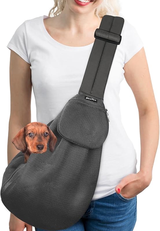 Peitoral Sling para Cães e Gatos SlowTon com Alça Acolchoada Ajustável DGY L