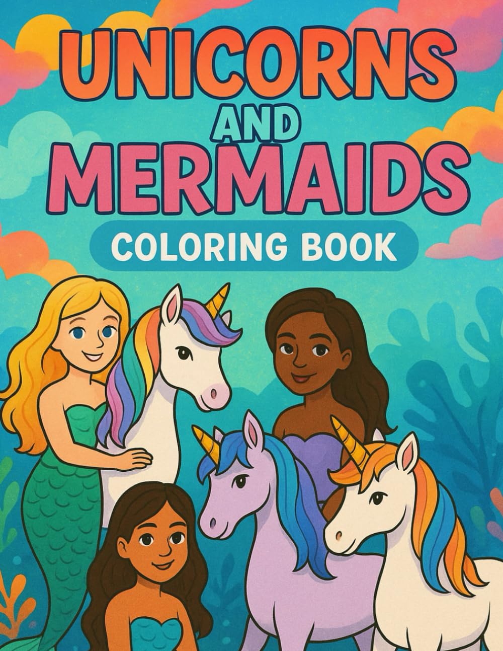 Mermaids, Unicorns & Magic Adventures: Discover a World of Sparkles, Seas, and Rainbow Dreams (Volume one)