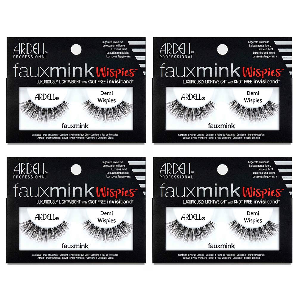 Ardell Faux Mink Lashes Demi Wispies, 4 Pack : Beauty & Personal Care