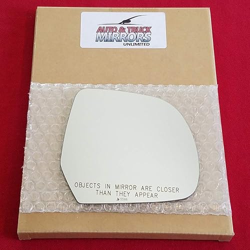 Miniatura 3 de Cristal de espejo + almohadilla adhesiva de tamaño completo para Nissan Versa 2013-2016 reemplazo del lado del pasajero (2014 2015 13 14 15 16)