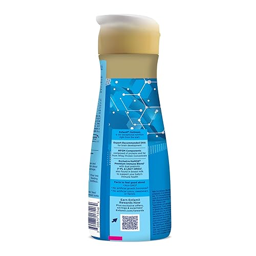 Miniatura 11 de Enfamil Optimum (Enspire) - Fórmula para bebés lista para alimentar, nuestra leche materna más cercana a la leche materna, DHA para fortalecer el