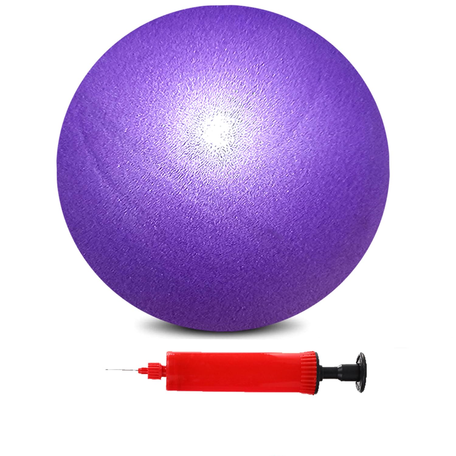 Mini Pilates Exercise Yoga Ball, 6 Inch Small Inflatable Exercise Yoga Ball,Core Training and Physical Therapy Equipment, with Pump