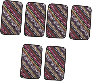 ERINGOGO 6 Peças Tapete De Apoio De Braço Console Central Protetor De Almofada De Apoio De Braço De Carro Apoio De Braço Automotivo Protetor De Piso Console De Piso Para Caminhão Feminino