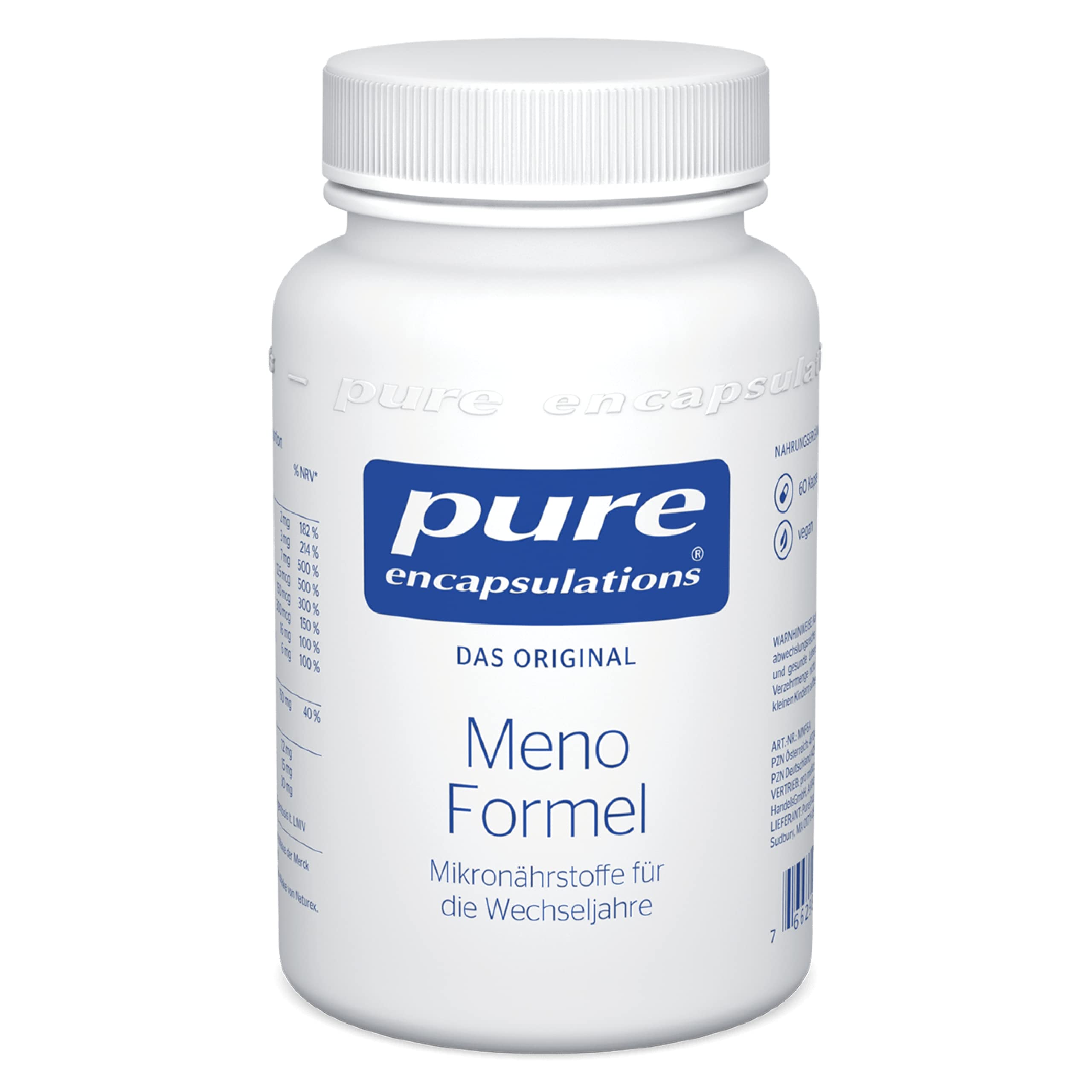 Pure Encapsulations - Meno Formel - Vitamin B, Biotin, Folat, Magnesium - Nahrungsergänzungsmittel für Frauen- 60 Kapseln