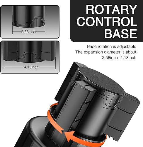 Miniatura 4 de Pack-1 soporte para tazas de conversión de automóvil, dentro de 4.13 pulgadas, soporte de bebida de boca de tazas pequeñas a grandes, base ajustable