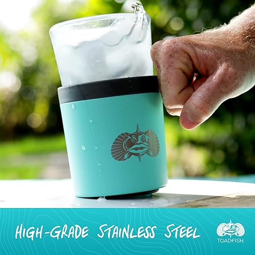 Miniatura 2 de Toadfish - Soporte universal para tazas antivolcado, portavasos Anchor, color verde azulado