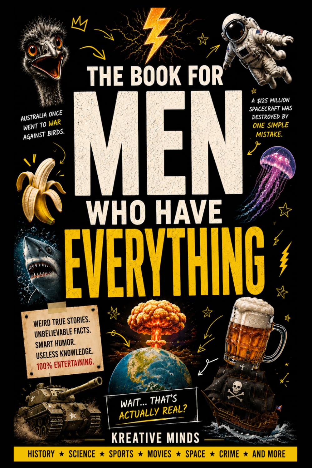 The Book For Men Who Have Everything: Useless Knowledge, Fun Facts & Smart Humor for Men Who Know Too Much