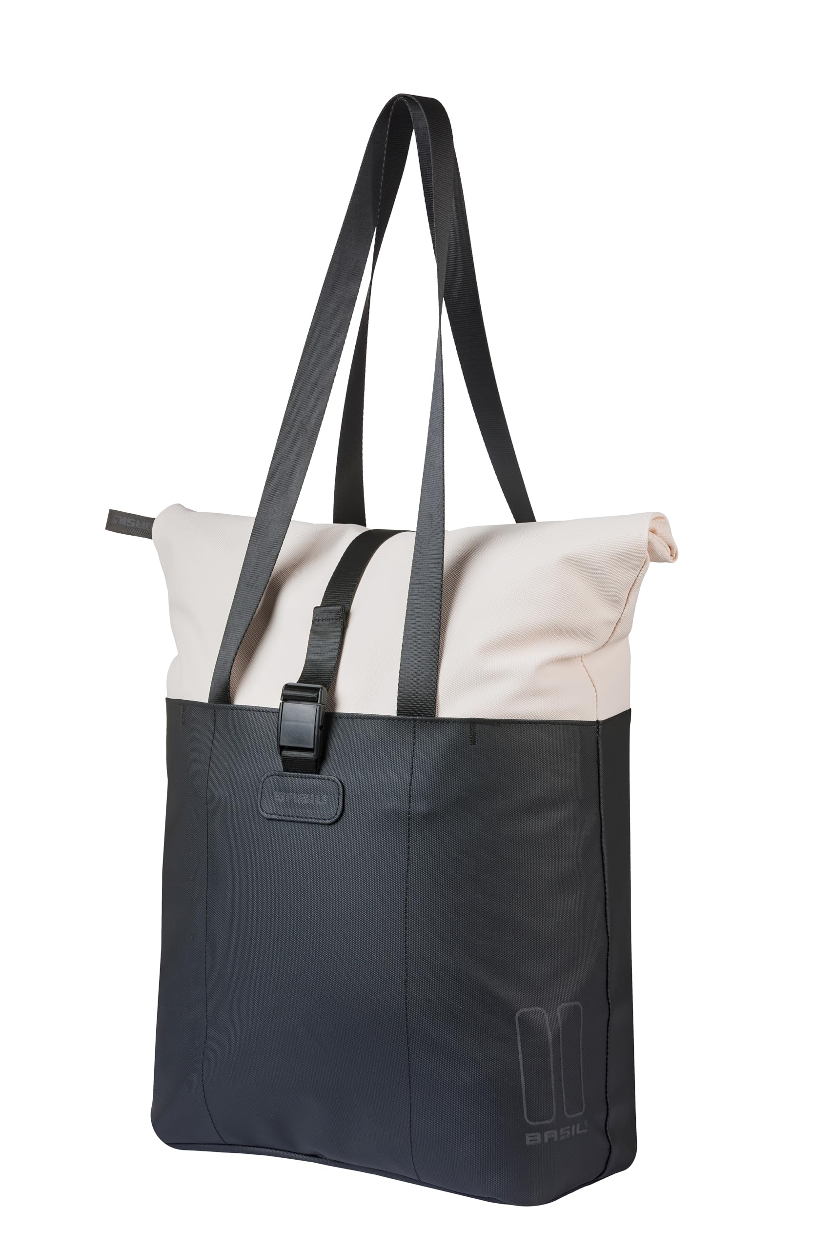 Basil Vive Einzeltasche - MIK Hooks inkl. - 15-20L - Laptopfach - Weiß