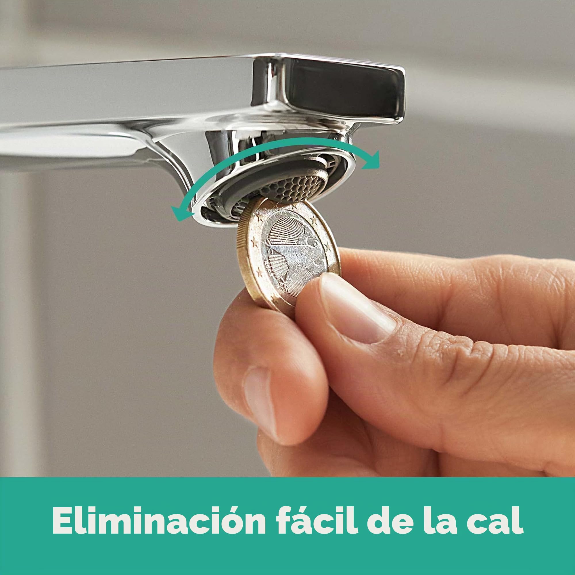 hansgrohe Rebris E Grifo monomando de lavabo 110 CoolStart sin vaciador, cromo, 72560000