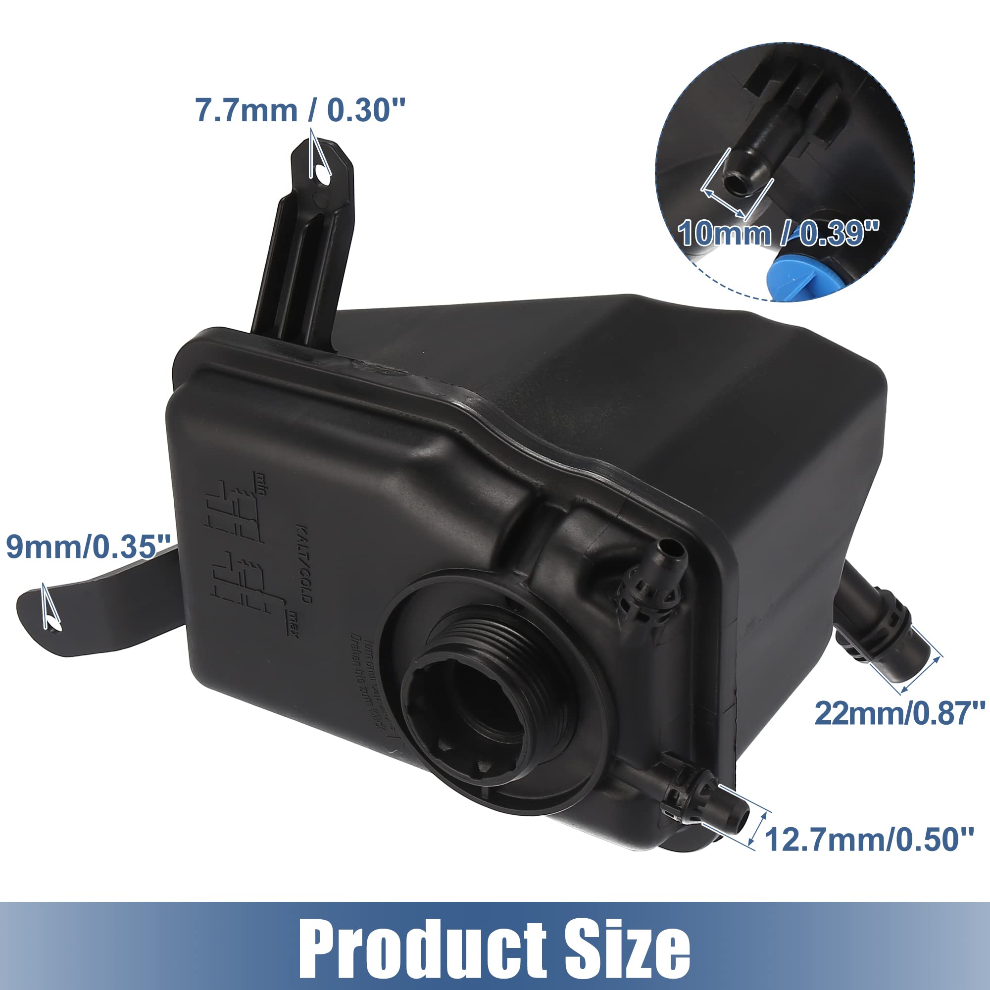 Amazon.com: X AUTOHAUX Coolant Radiator Reservoir Tank 17137542986  