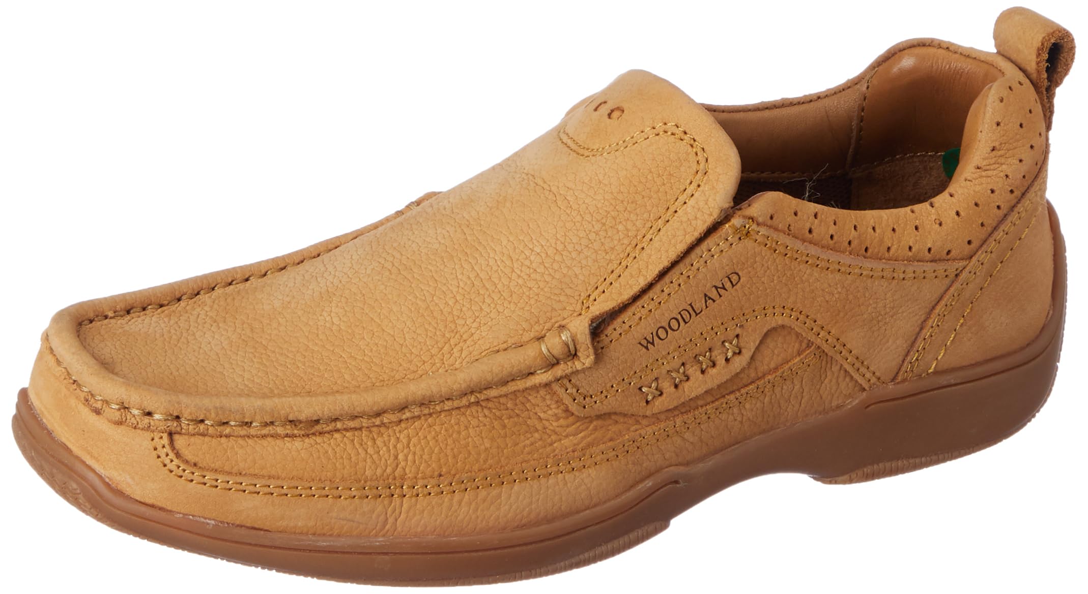 Woodland Mens TAN New Leather Sneaker (GC 3450119) (B09TTWTXXF) Amazon Price History, Amazon Price Tracker
