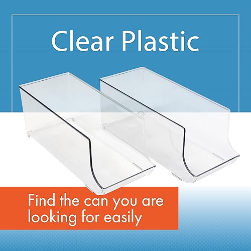 Miniatura 9 de Dial Industries - Dispensador de latas de bebidas para refrigerador, transparente