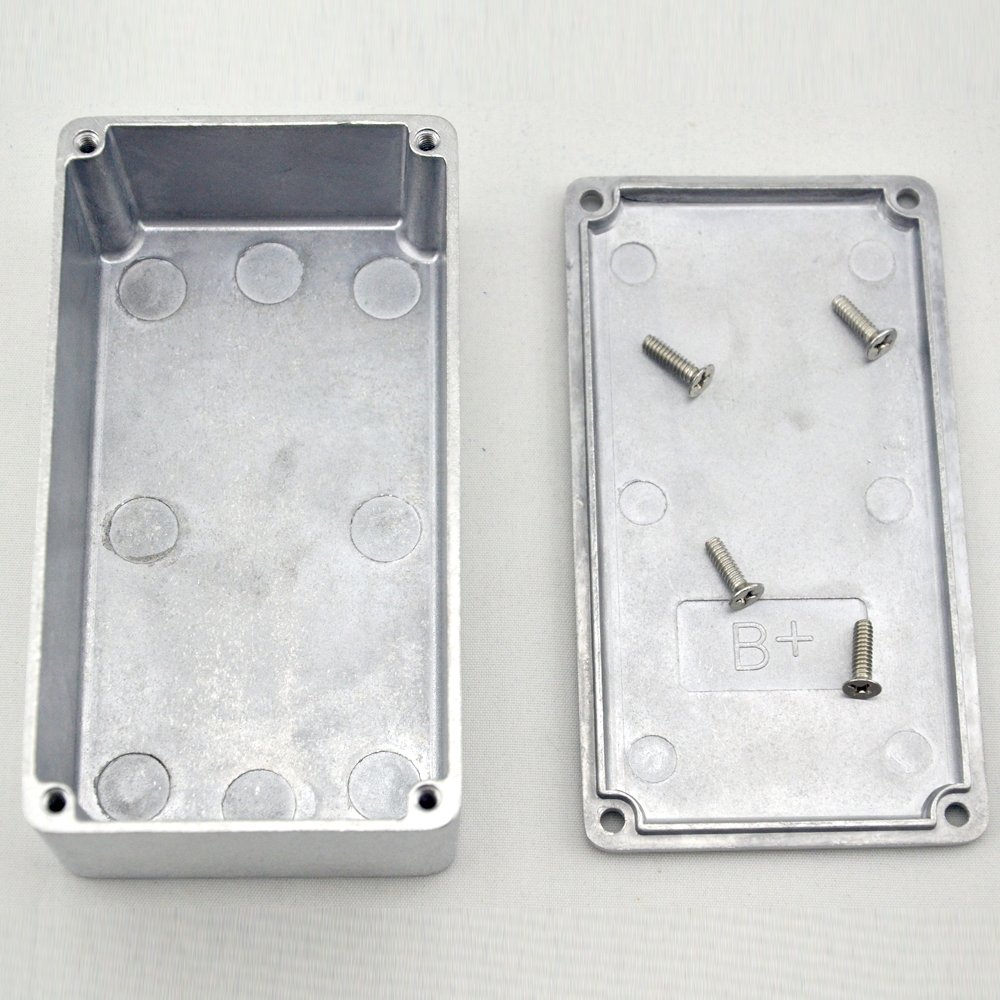 TTONE 2pcs 125B/1590N1 hammond Aluminum case guitar stompbox&pedal enclosure for guitar effect pedal project : Musical Instruments