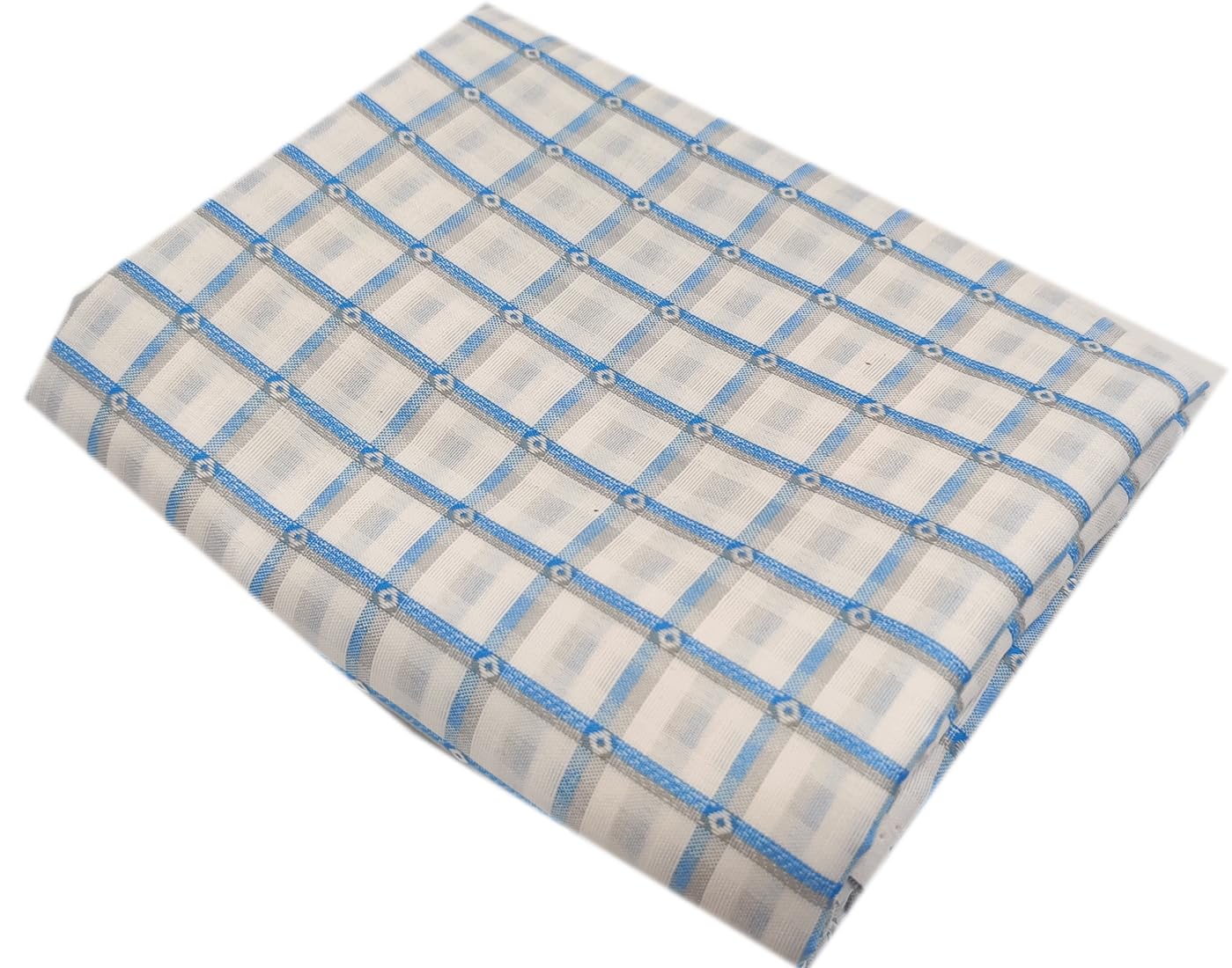 Men’s Everyday Wear Checked Shirt Cloth – Soft Fabric with Box Checks | 1.60 Meter Unstitched Shirt Material-image-8