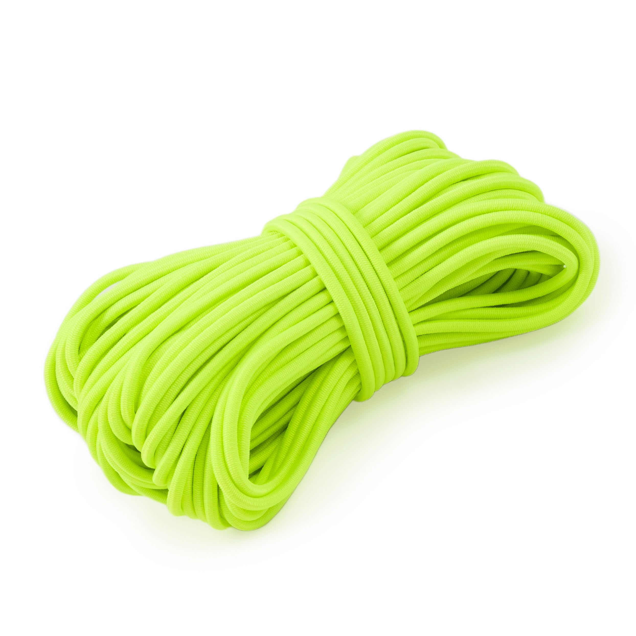 Shelver Premium Elastic Cord, 3mm Neon Yellow, 5m