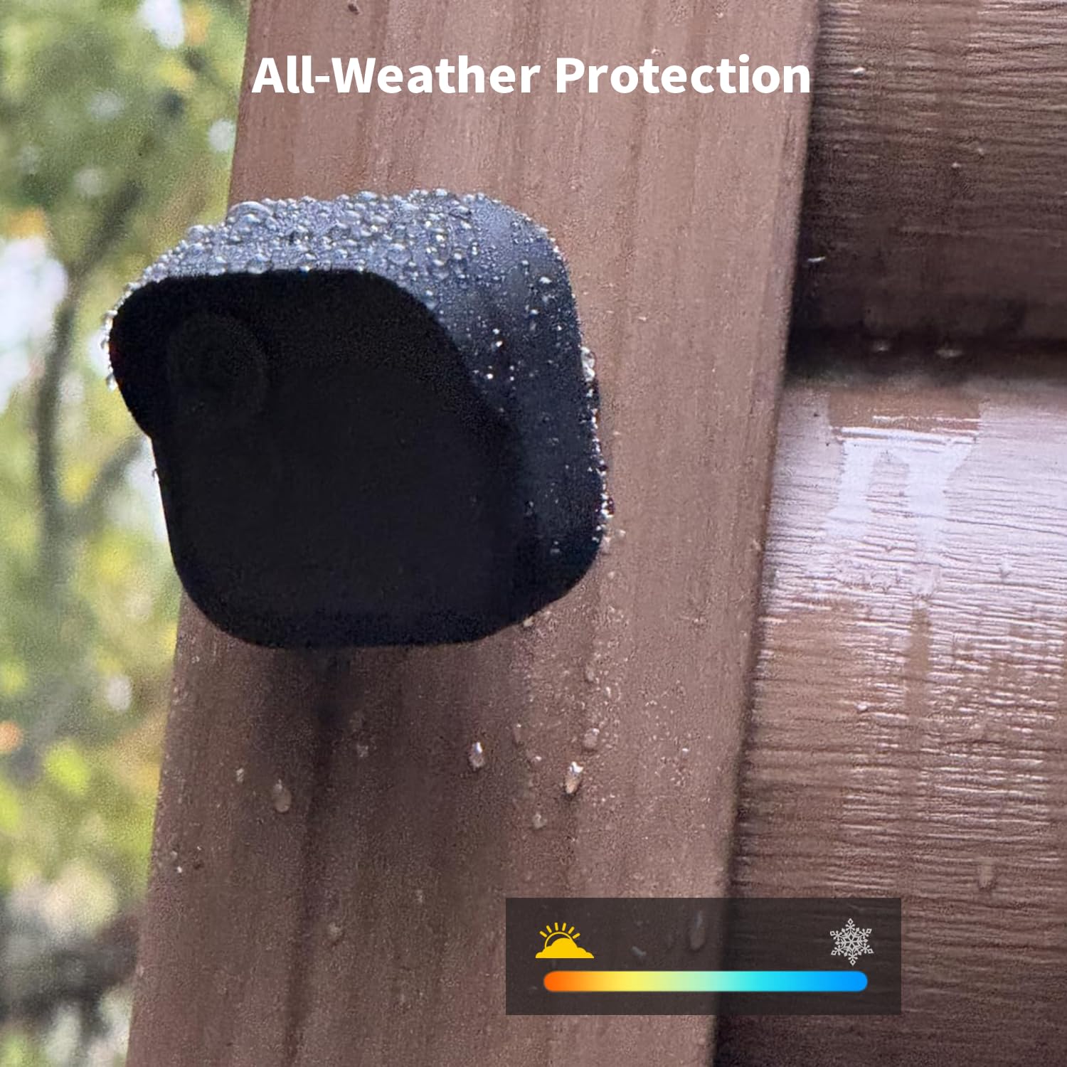 Custodia in silicone per Blink Outdoor 4 (4a generazione), custodia protettiva resistente alle intemperie con tesa per una protezione completa della fotocamera, accessorio per telecamera di sicurezza