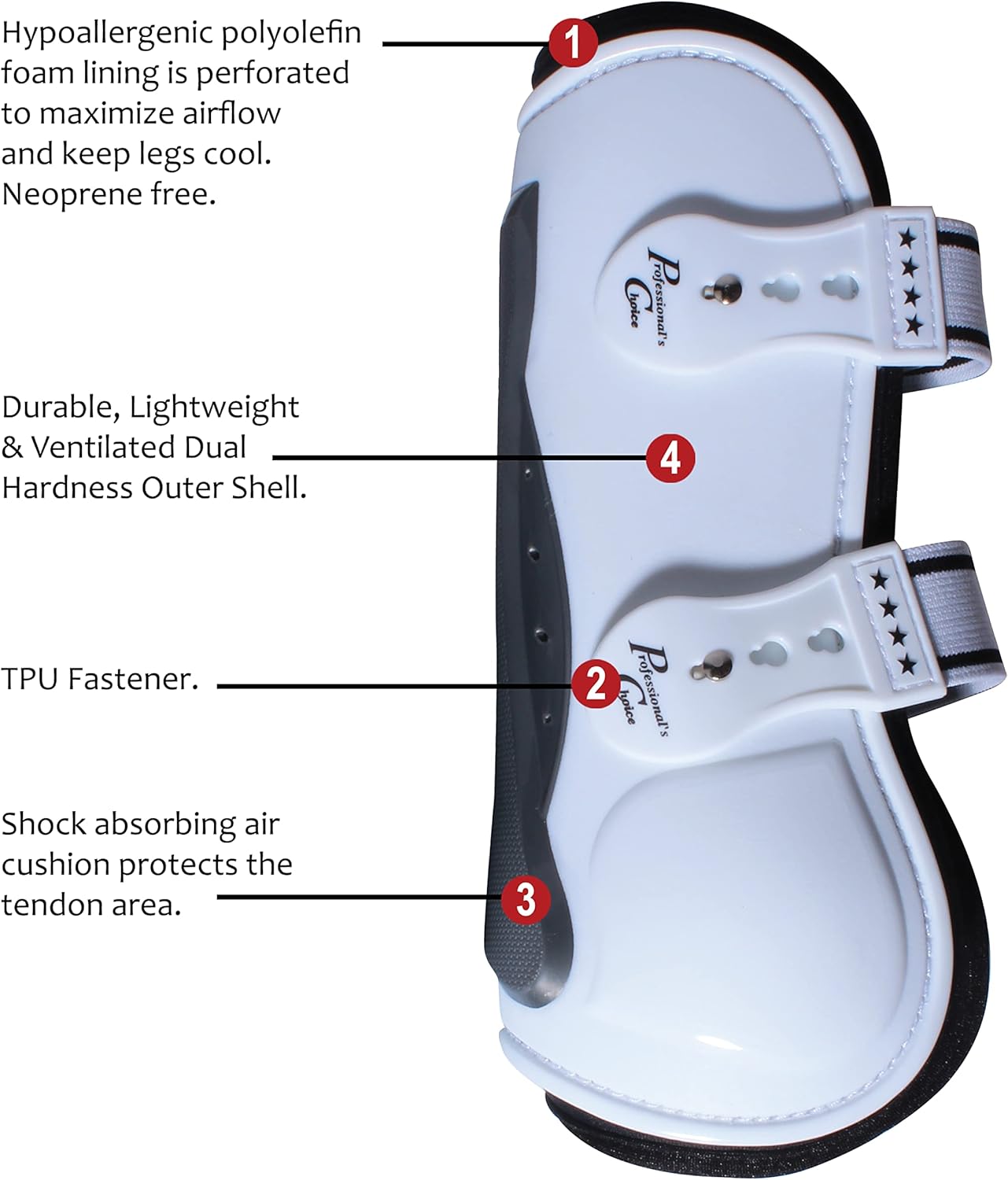 Professional's Choice Pro Performance Show Jump Boots | Front Pair | Universal Size