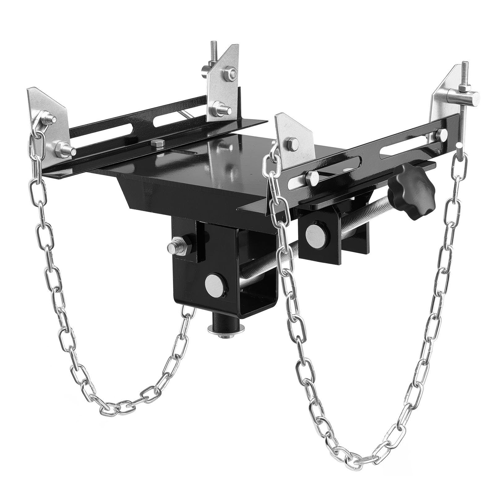 VEVOR Adaptateur de Vérin de Fosse Capacité de Charge 500 kg, Tête de Levage pour Cric de Transmission en Acier Robuste, avec Tige de Selle Amovible de 30 mm, pour Garage et Atelier de Réparation