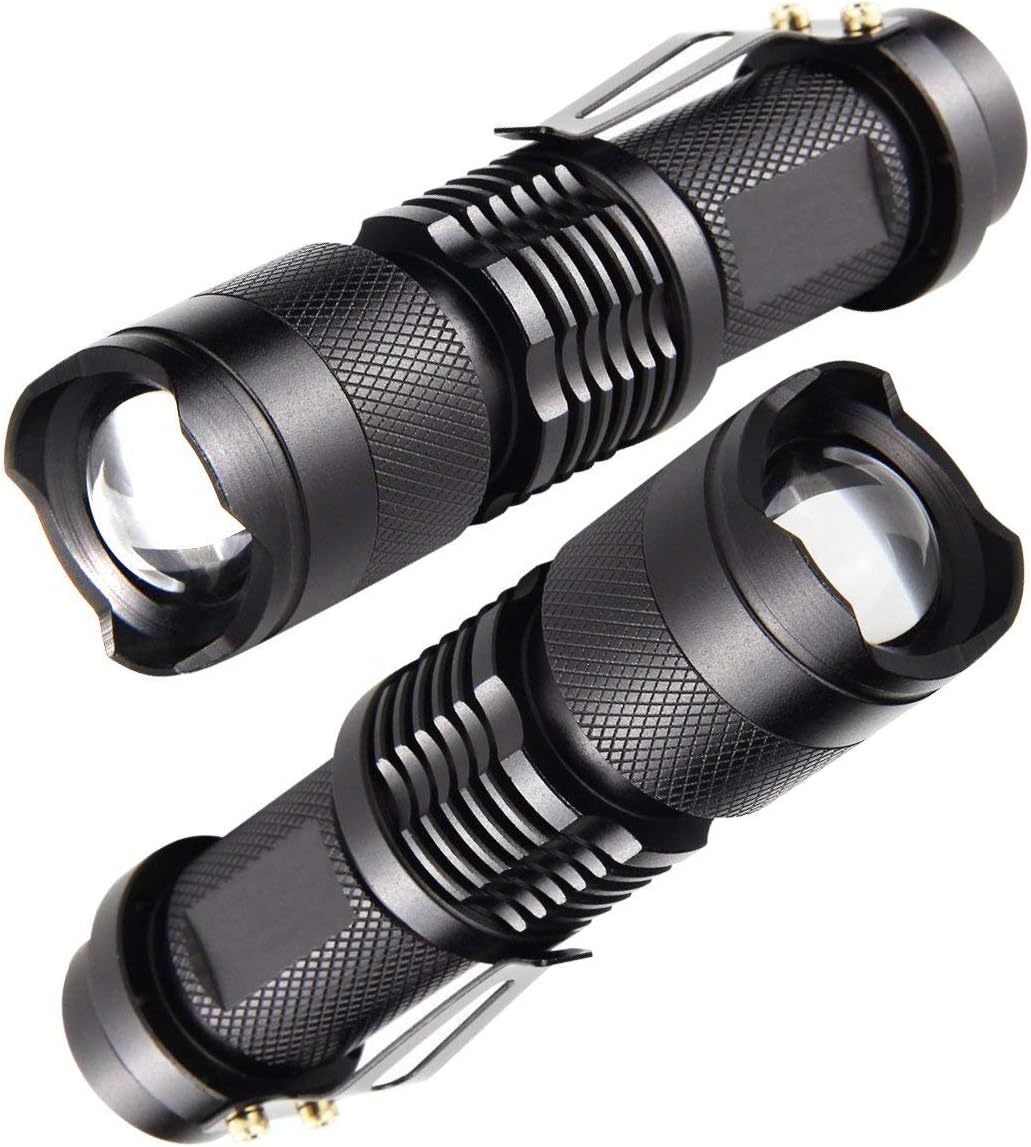 BESTSUN Tactical LED Flashlight 7w 300lm Mini Led Flashlight SK68 Small Pocket Torch Adjustable Focus Zoom Light Lamp