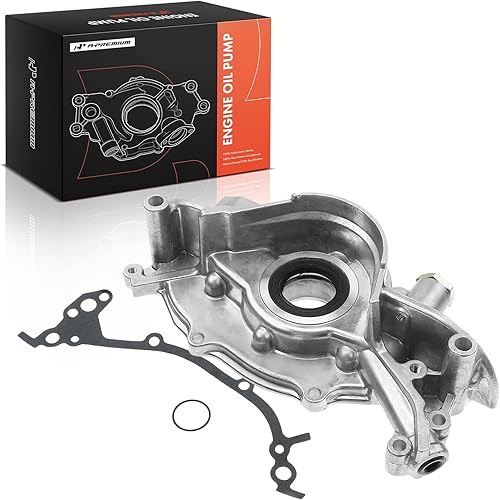 A-Premium Bomba de aceite de volumen estándar con junta tórica y junta compatible con Nissan Pathfinder 1990-1994, Maxima 1985-1994, 300ZX