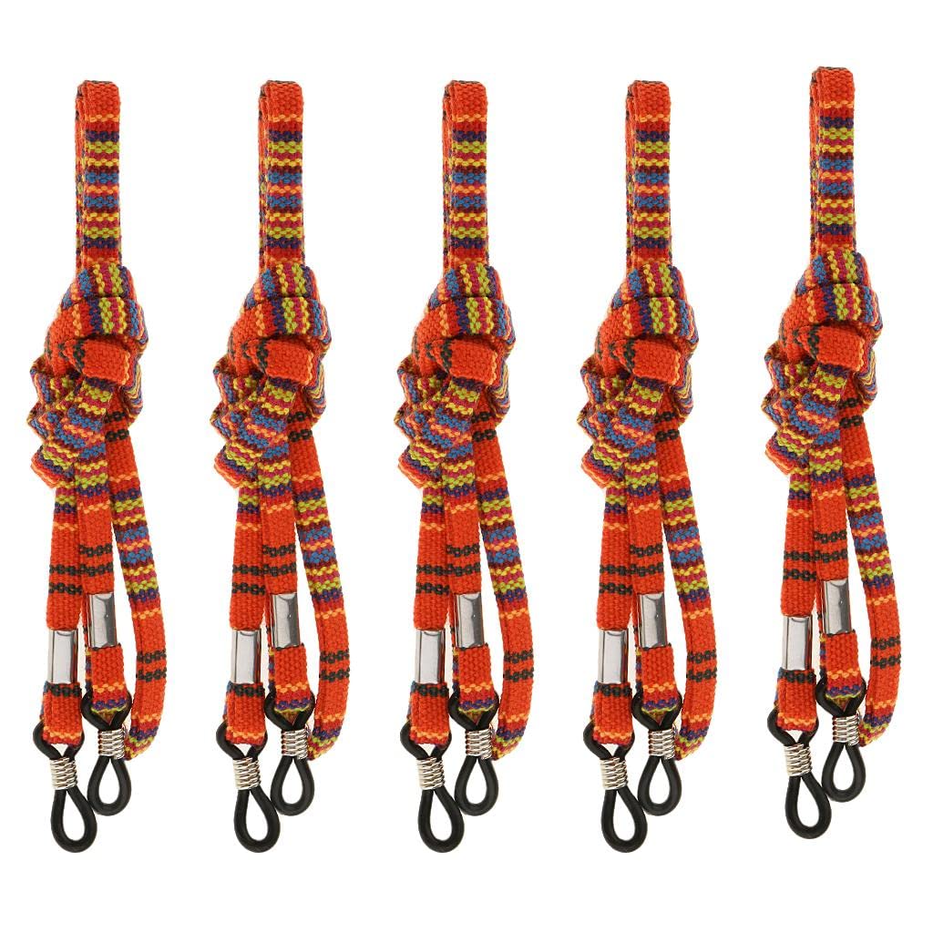 loom tree LOOM TREE® 5X Adjustable Glasses Neck Cord Strap Eye Glass Lanyard Holder Orange | Vision Care | Other Vision Care-picture-15