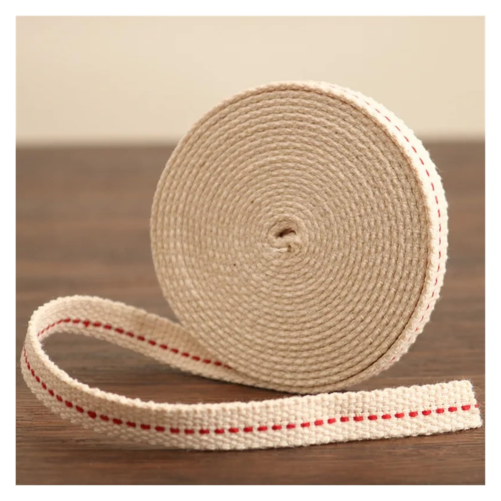 Wymień mocny knot z bawełny Knot bawełniany do lampy naftowej 1m, biały, 0,8-1,2 cm(C-1.2CM)