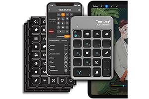 Photoshop Keyboard: X-20 Wireless Customizable Keyboard