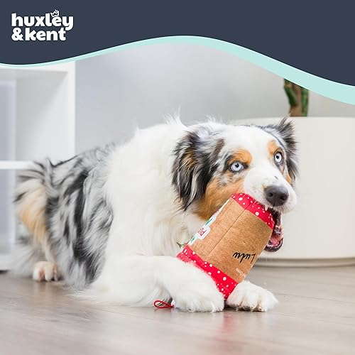 Miniatura 4 de Huxley & Kent para perros  Latte My Way (grande)  Juguete de peluche para perros de Navidad con chirriador  Regalo divertido para perros  Divertido,