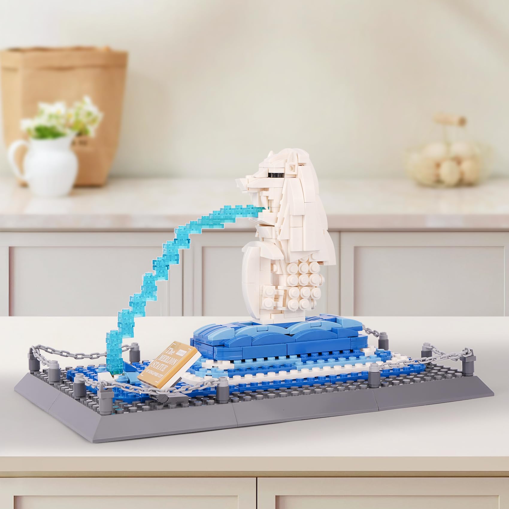 Oichy Merlion Building Block Sets Collectible Architecture Building Model Toys Famous Landmark Brick Sets for Kids and Adults (503pcs) - Image 4