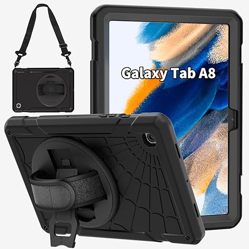 PZJI Case for Samsung Galaxy Tab A8 10.5'', Sturdy Heavy Duty Full-Body Shockpro
