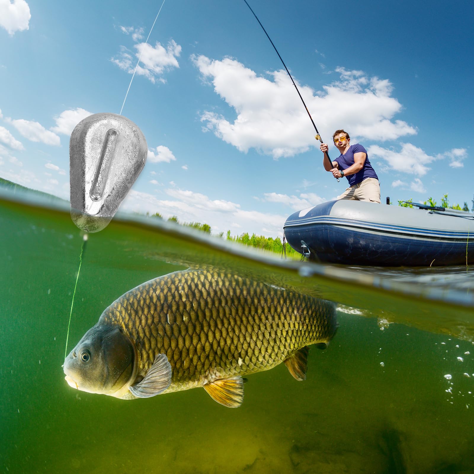 Kit 4 Flotteurs Pêche LED Changeant – Bouchons Lumineux Rechargeables Pour Pêche De Nuit Au Lac, Rivière Ou Étang