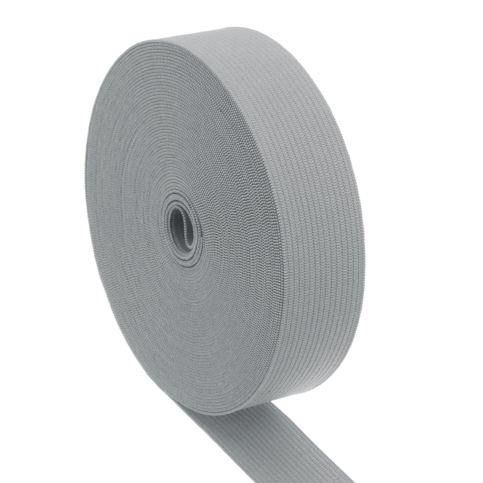 PATIKIL 1/8" x 11 Yards Sewing Elastic Bands Elastic Cord Flat Stretch Strap Light Gray