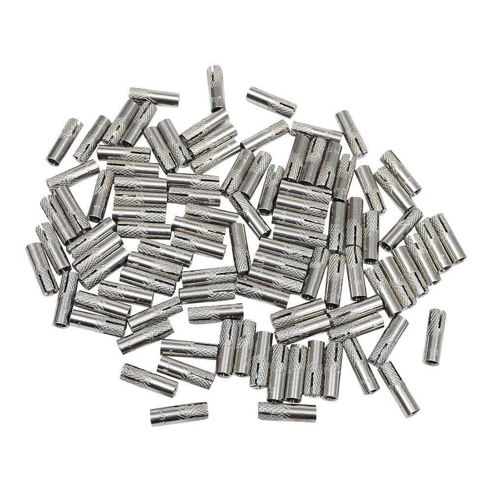 100 Unidades Acero Inoxidable Taco De Anclaje, Hormigón Expansión Anclaje 1/4"-20 Taco De Anclaje De Expansión Taladro Para Hormigón Sólido