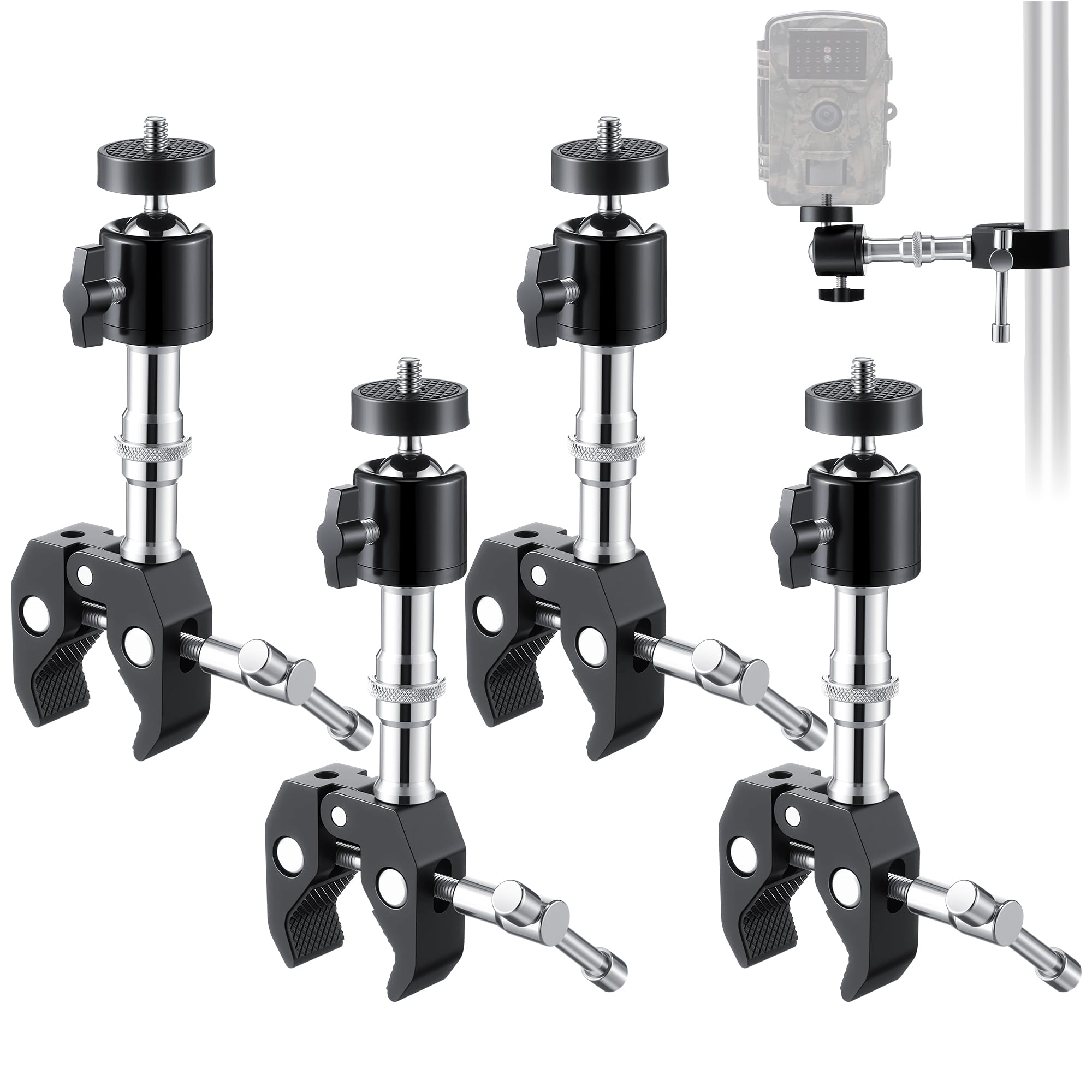 4Pcs T Post Trail Camera Mounts, Trail Camera Mounting Bracket